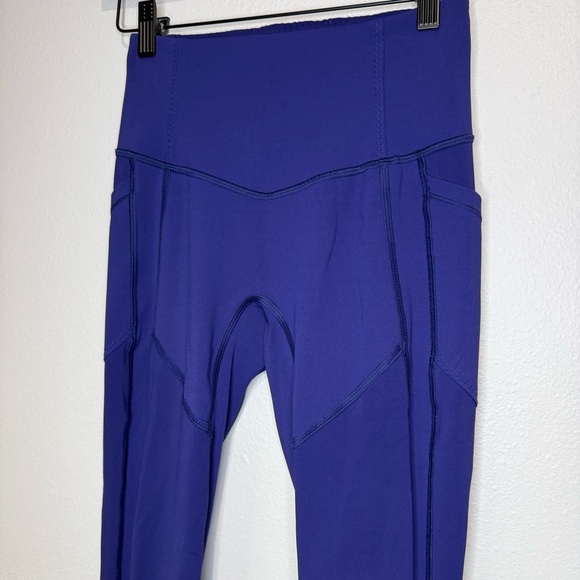 Lululemon High-Rise Leggings with Pockets | Deep Purple | Size 4 (12” waist) - Picture 3 of 4